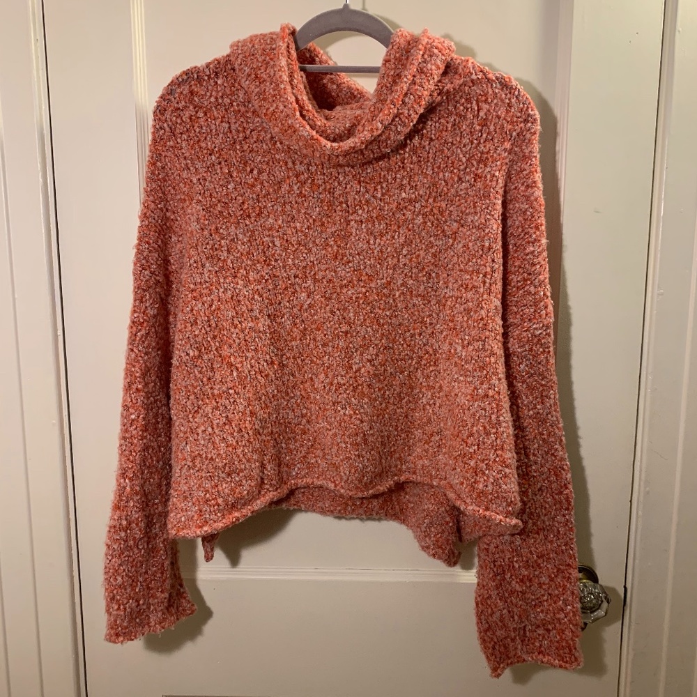 Free People, Red Sweater, Large